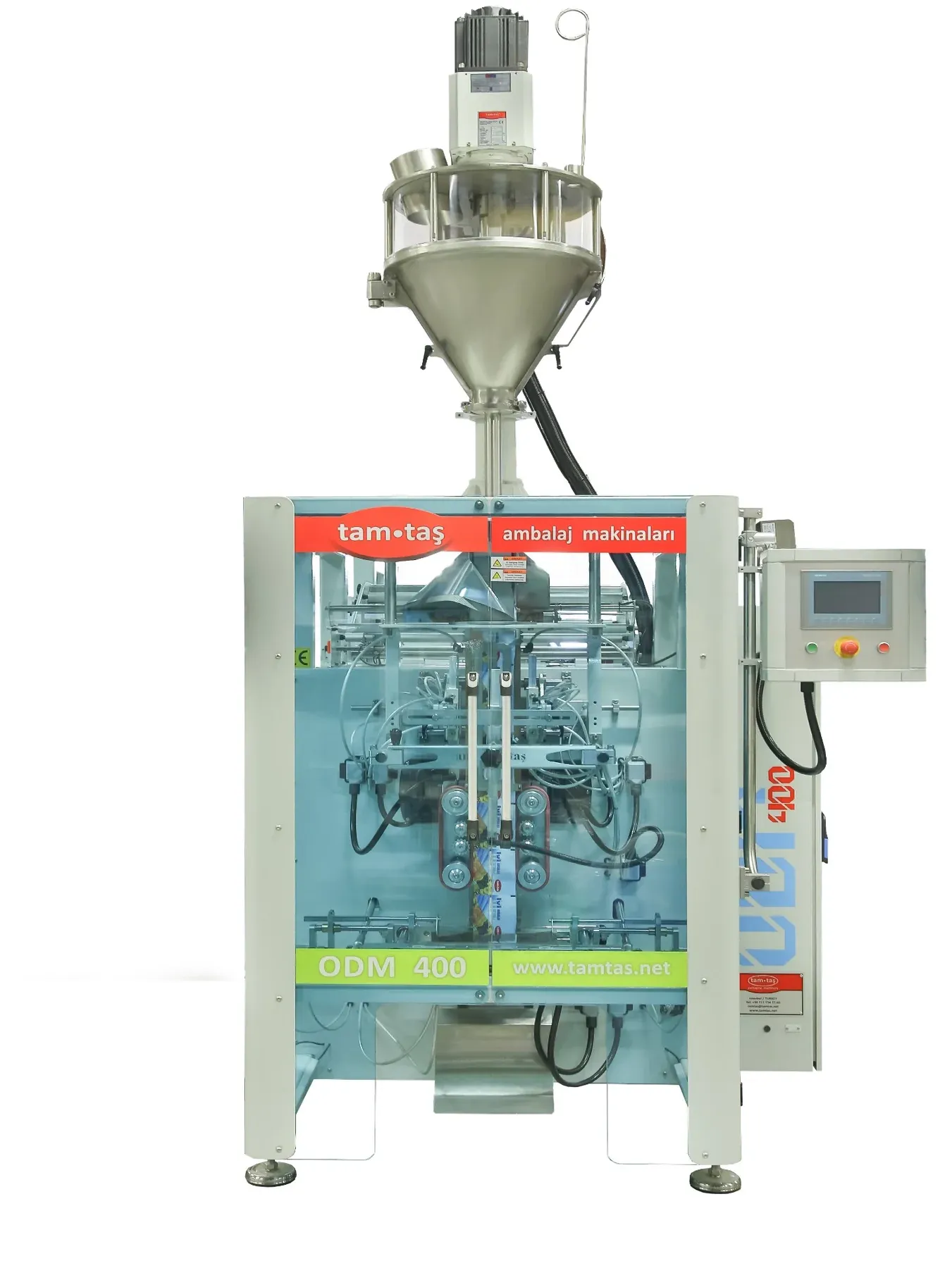 ODM400 Vertical Packaging Machine with Auger Powder Filling Unit